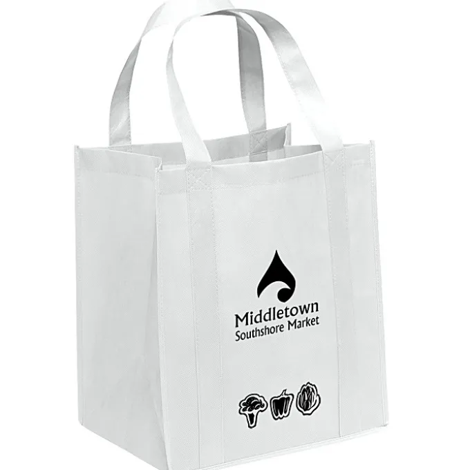 Veggie Print Big Thunder Tote - 15 inches x 13 inches