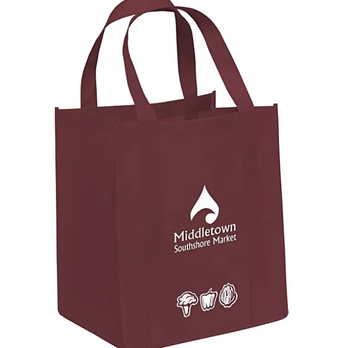 Veggie Print Big Thunder Tote - 15 inches x 13 inches