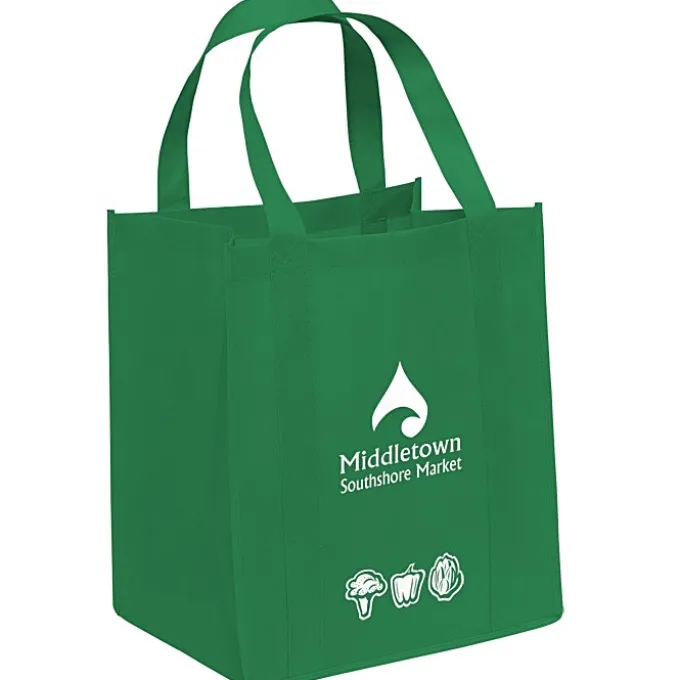 Veggie Print Big Thunder Tote - 15 inches x 13 inches