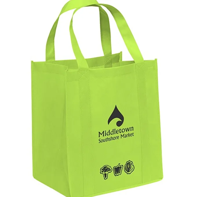 Veggie Print Big Thunder Tote - 15 inches x 13 inches