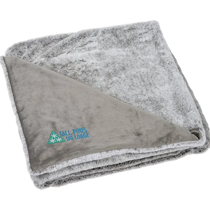 Velvet Luxe Faux Fur Throw Blanket
