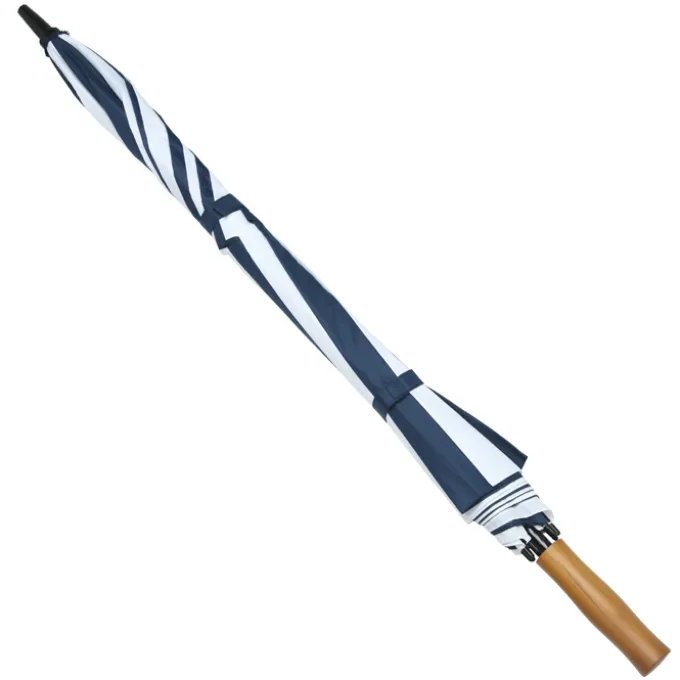 Vented Golf Umbrella with Wooden Handle - 58-inch Arc