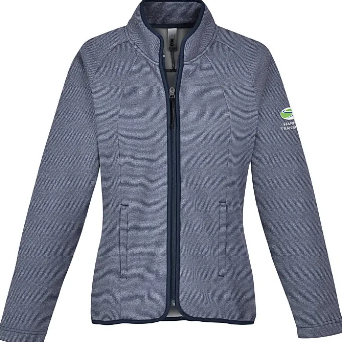 Venture Heathered Stripe Full-Zip - Ladies'