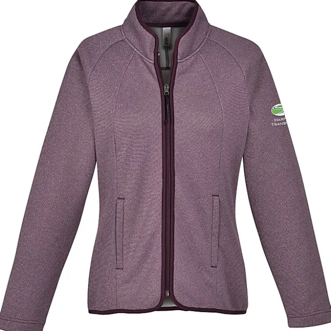 Venture Heathered Stripe Full-Zip - Ladies'