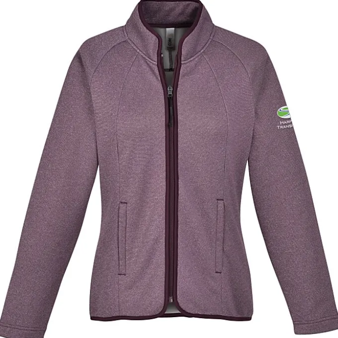Venture Heathered Stripe Full-Zip - Ladies'
