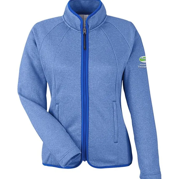 Venture Heathered Stripe Full-Zip - Ladies'