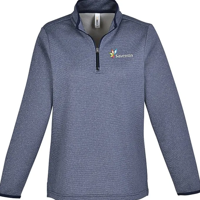 Venture Heathered Stripe 1/4-Zip Pullover - Ladies'