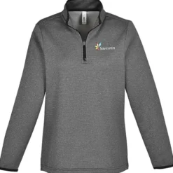 Venture Heathered Stripe 1/4-Zip Pullover - Ladies'