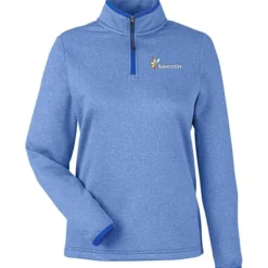 Venture Heathered Stripe 1/4-Zip Pullover - Ladies'