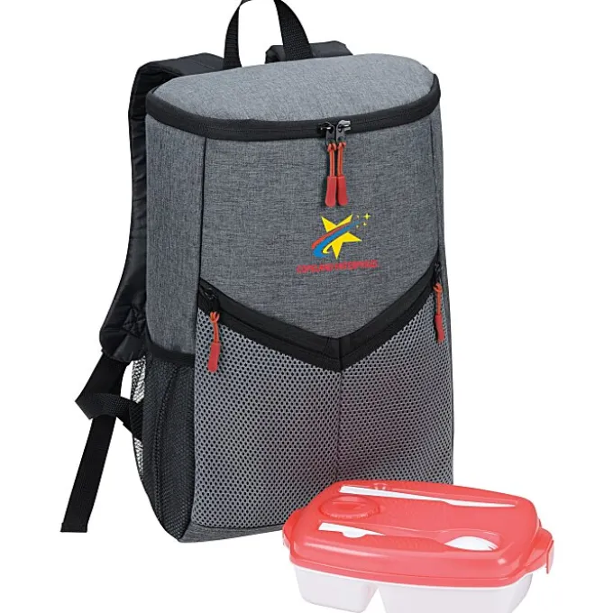 Victory Locking Lid Backpack Set