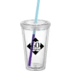 Victory Tumbler with Mood Straw - 16 oz.