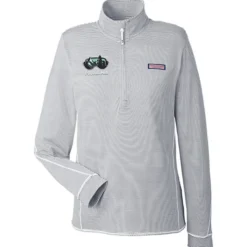 Vineyard Vines Microstripe Sankaty 1/2-Zip Pullover - Ladies'