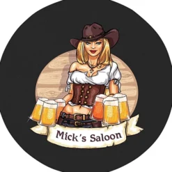 Vinyl Coaster - 4 inches Circle - Full Color