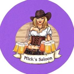 Vinyl Coaster - 4 inches Circle - Full Color