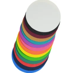 Vinyl Coasters - Set of Four - 4 inches Circle