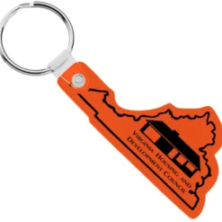 Virginia Soft Keychain - Translucent