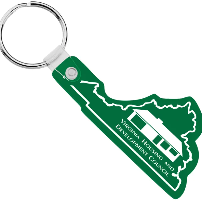 Virginia Soft Keychain - Translucent