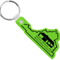 Virginia Soft Keychain - Translucent