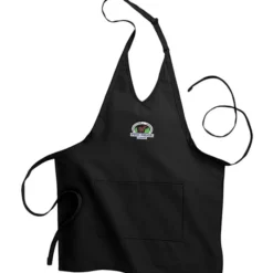 V-Neck Bib Apron with Two Pockets - 24 hr
