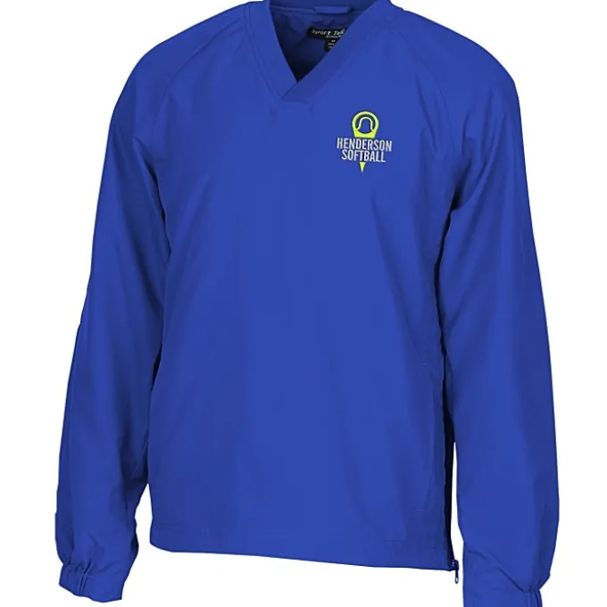V-Neck Raglan Sport Windshirt