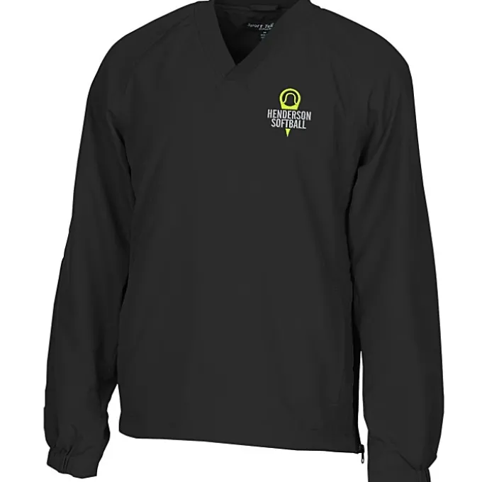 V-Neck Raglan Sport Windshirt