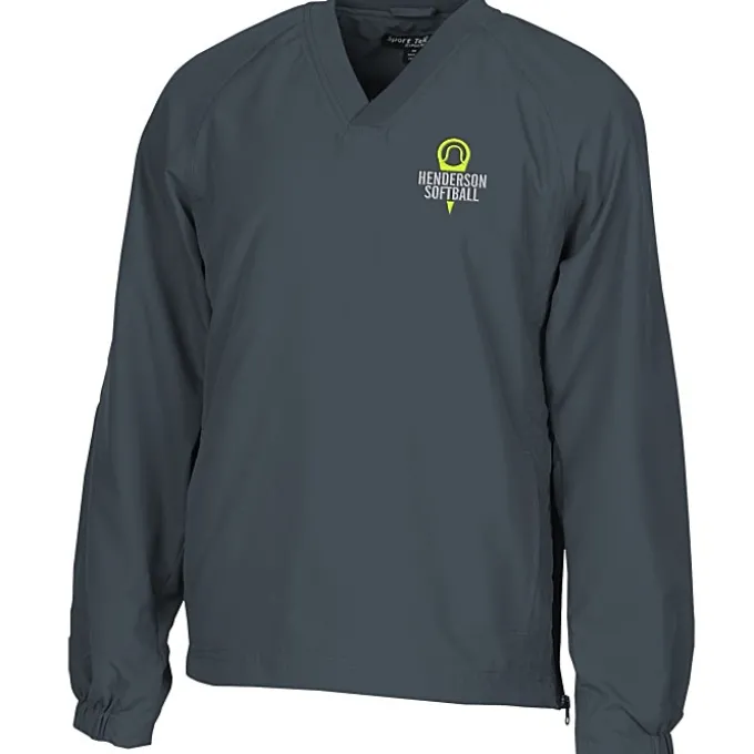 V-Neck Raglan Sport Windshirt