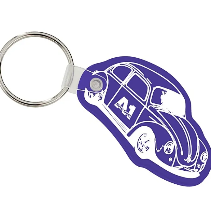 VW Bug Soft Keychain - Opaque