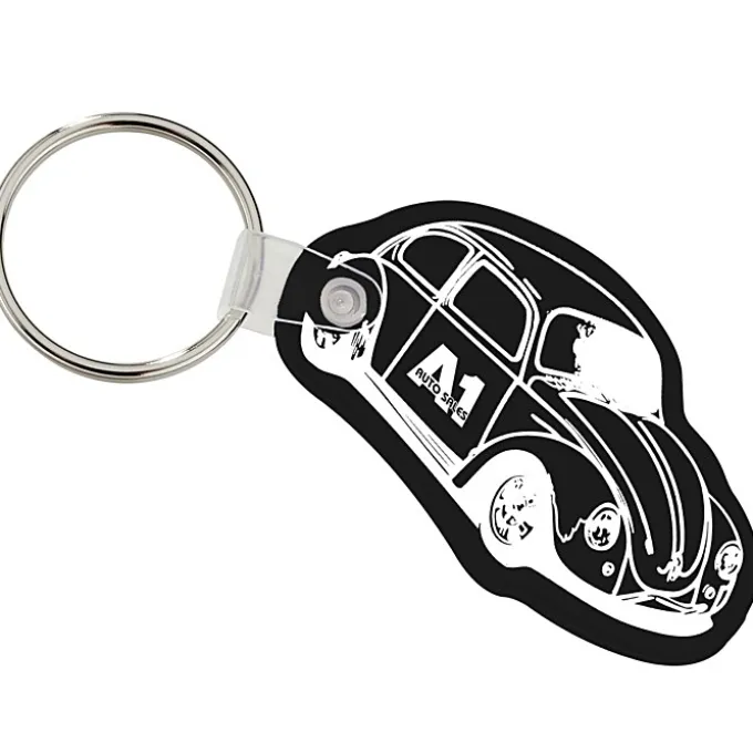 VW Bug Soft Keychain - Opaque