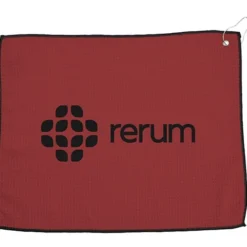 Waffle Knit Golf Towel - 15 inches x 18 inches