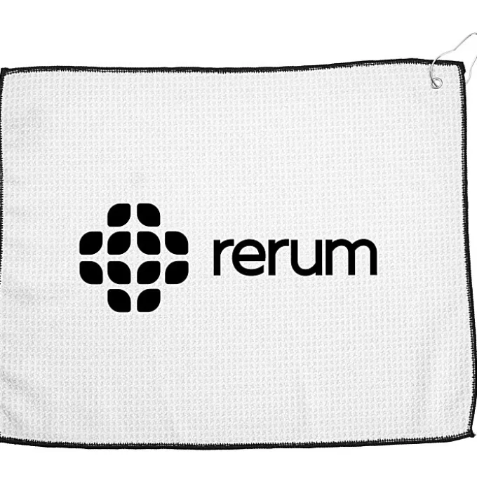 Waffle Knit Golf Towel - 15 inches x 18 inches