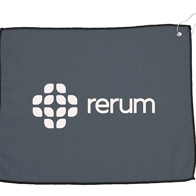 Waffle Knit Golf Towel - 15 inches x 18 inches