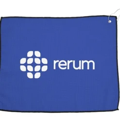 Waffle Knit Golf Towel - 15 inches x 18 inches - 24 hr