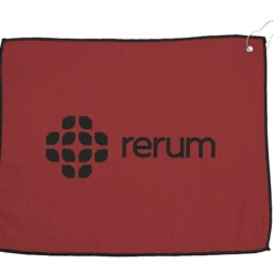 Waffle Knit Golf Towel - 15 inches x 18 inches - 24 hr