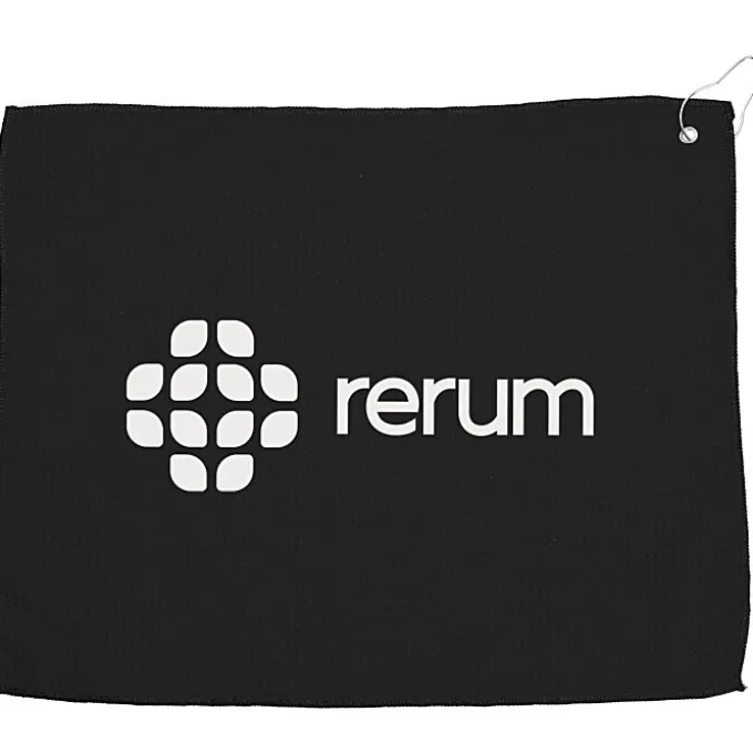 Waffle Knit Golf Towel - 15 inches x 18 inches - 24 hr