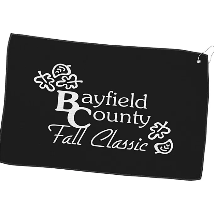 Waffle Knit Golf Towel - 16 inches x 26 inches