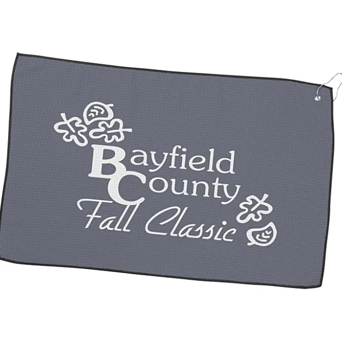Waffle Knit Golf Towel - 16 inches x 26 inches