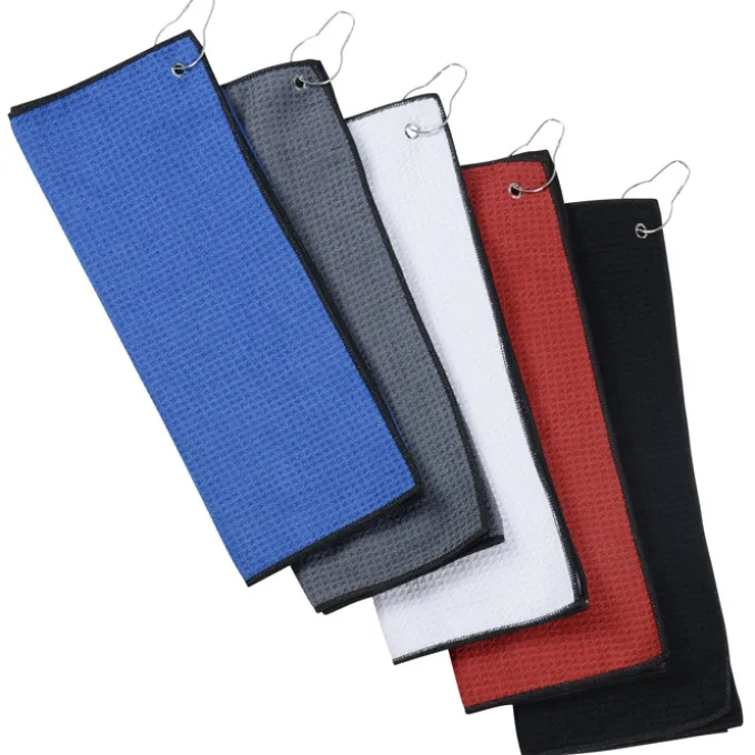 Waffle Knit Golf Towel - 16 inches x 26 inches