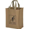 Washable Kraft Paper Fabric Shopper Tote - 10 inches x 8 inches