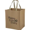 Washable Kraft Paper Fabric Shopper Tote - 15 inches x 13 inches