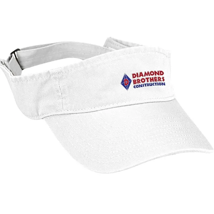 Washed Cotton Twill Visor
