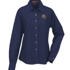 Washed Denim Long Sleeve Shirt - Ladies'