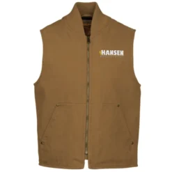 Washed Duck Cloth Work Vest