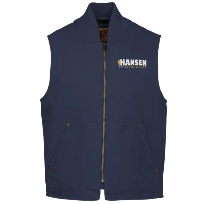 Washed Duck Cloth Work Vest