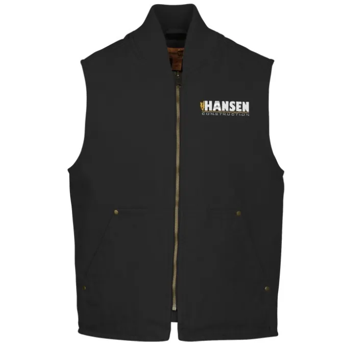 Washed Duck Cloth Work Vest
