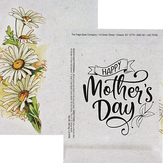 Watercolor Seed Packet - Shasta Daisy