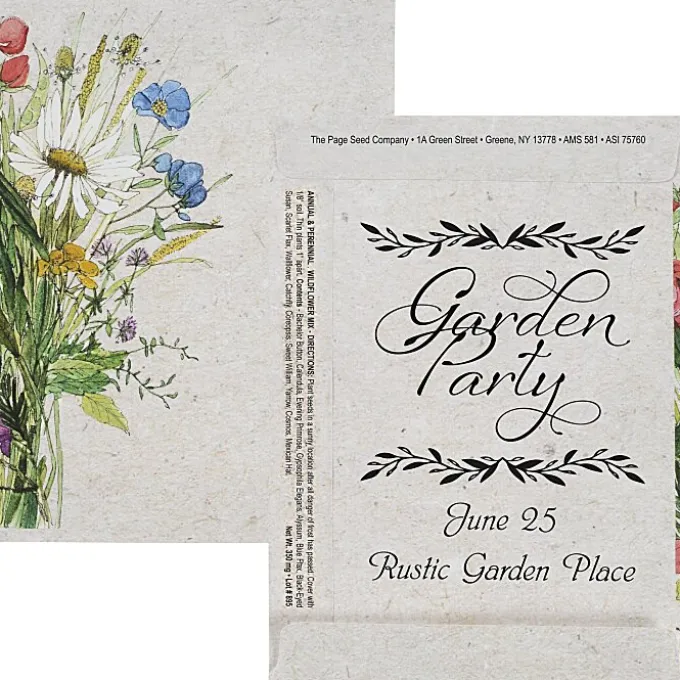 Watercolor Seed Packet - Wildflower Mix