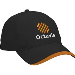 Wave Sandwich Cap with Face Mask Buttons