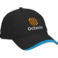Wave Sandwich Cap with Face Mask Buttons