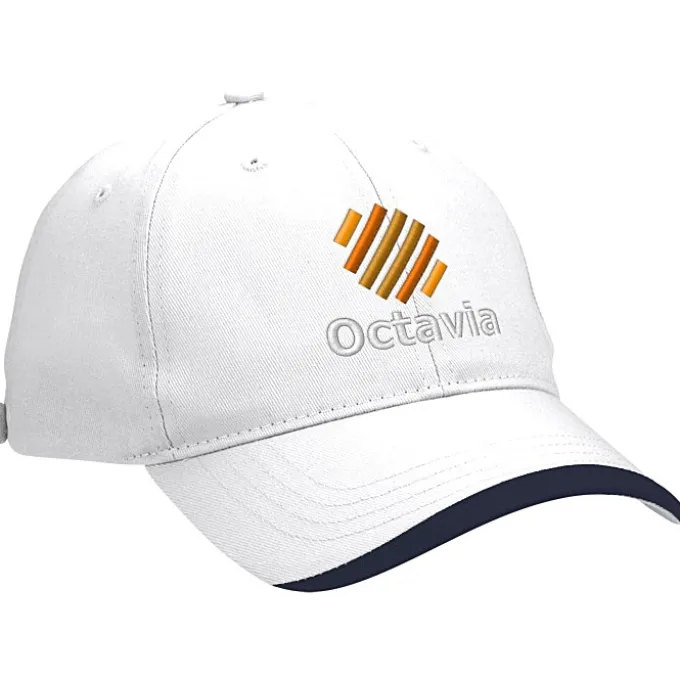 Wave Sandwich Cap with Face Mask Buttons