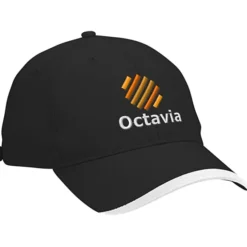 Wave Sandwich Cap with Face Mask Buttons
